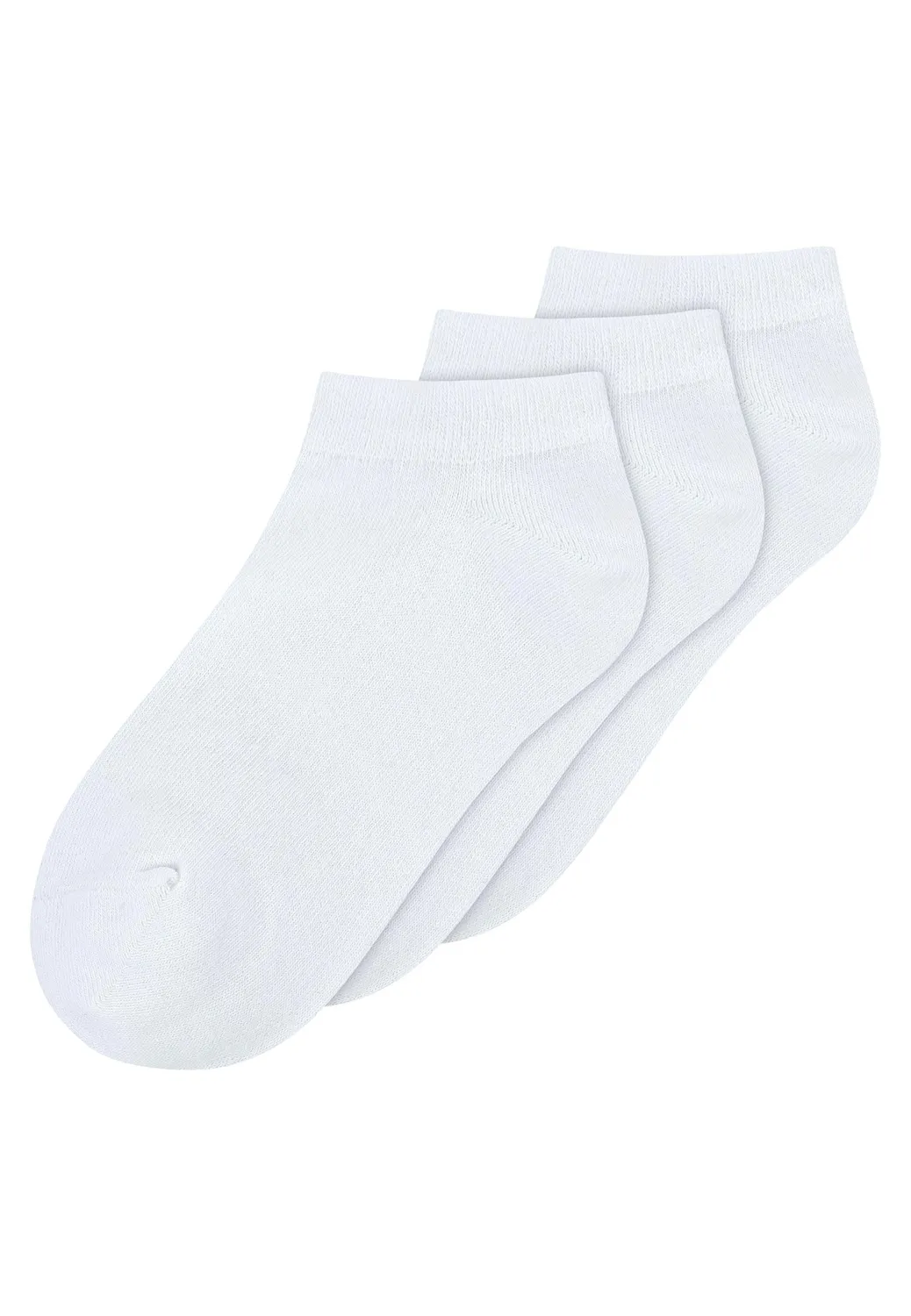 Casagin Calzini Sneaker Cotone Biologico 3 Paia Bianco