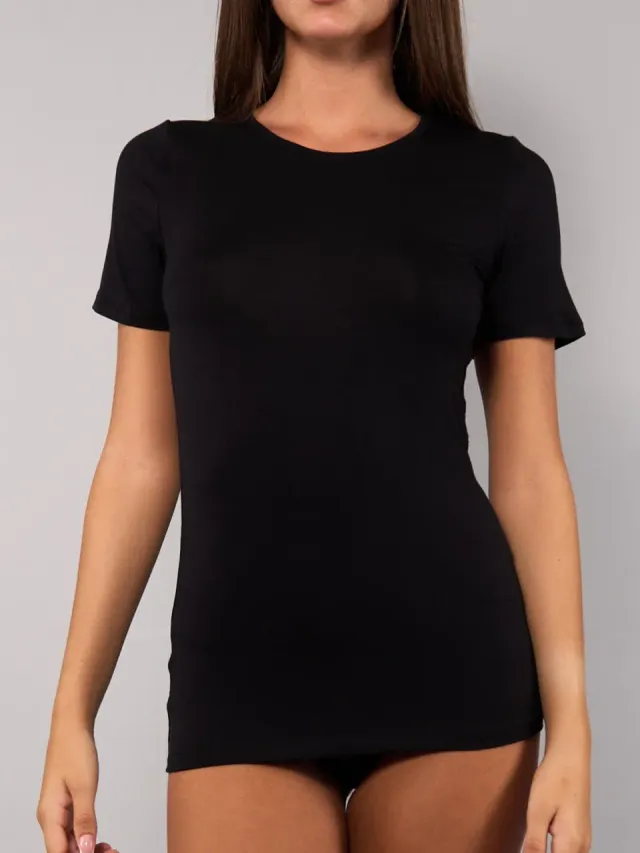 Si'èLei Today 6010 maglia manica corta nero