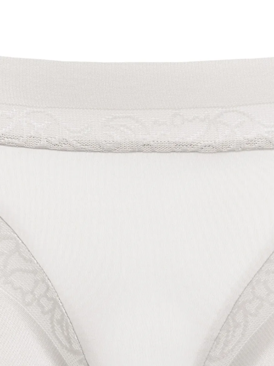 SièLei Flower 2505 slip bianco microfibra invisibile