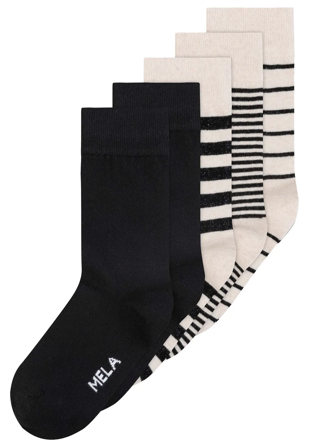 Casagin 5 Paia Calzini Basic Cotone Nero 39-42