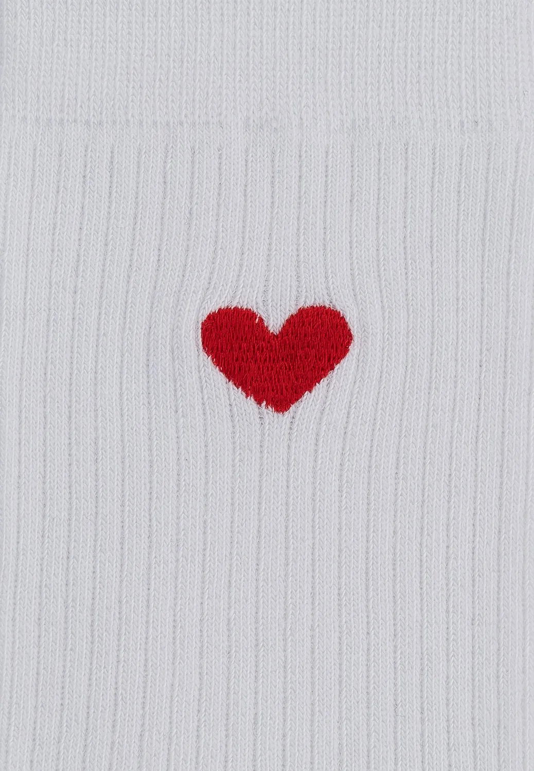 Casagin Calzini ricamo cotone bio cuore senza cuciture