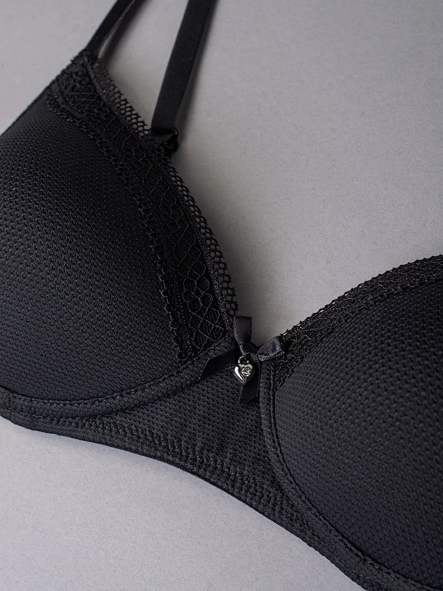 Si'èLei Darling 1876 reggiseno nero coppe graduate