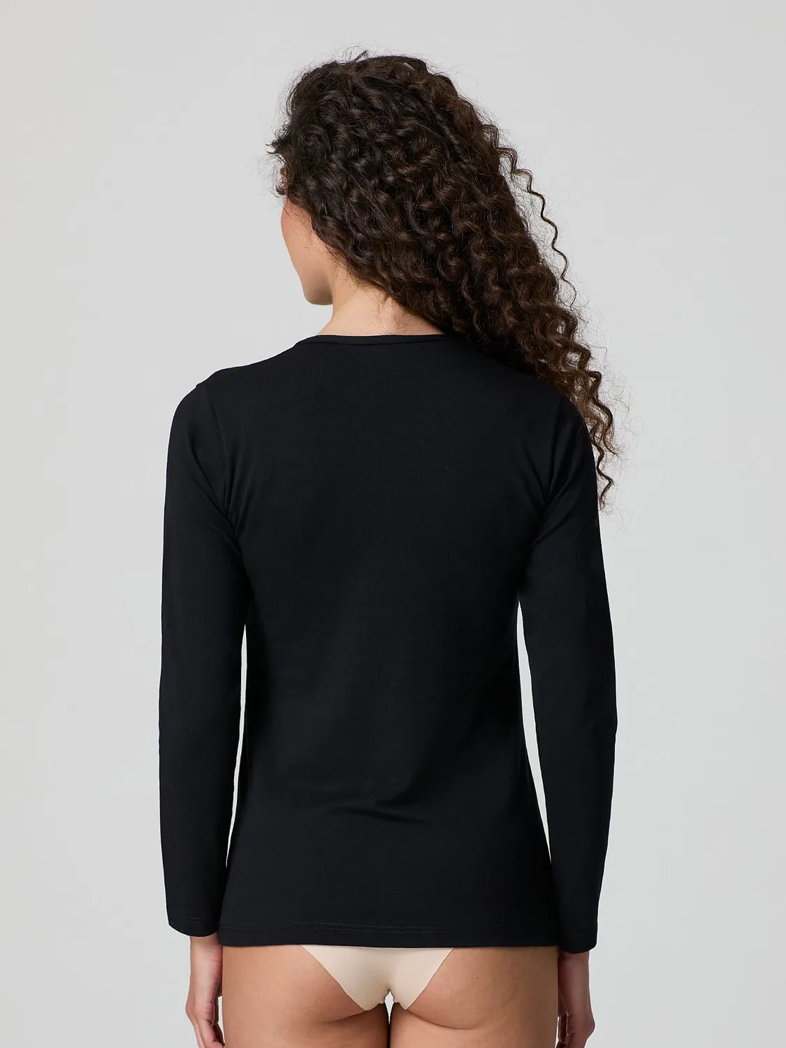 Jadea Basic 4100 maglia manica lunga cotone caldo