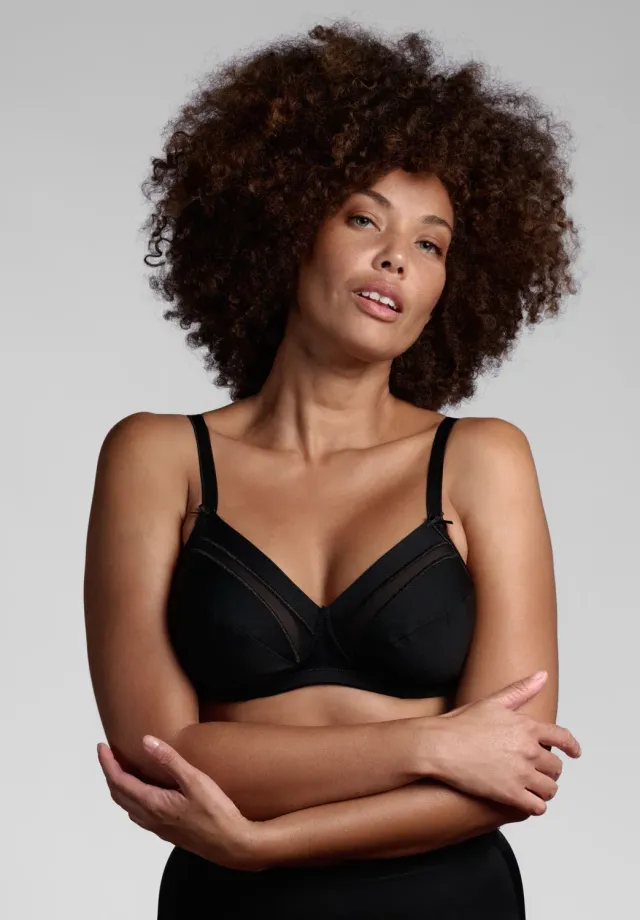 Lepel Cotone sulla Pelle 270 reggiseno nero coppa C