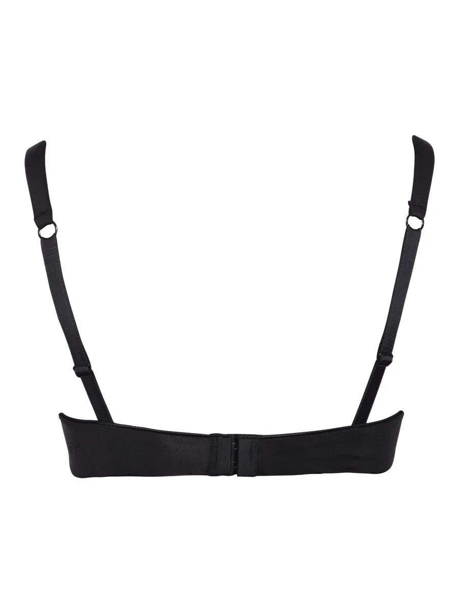 Si'èLei Plus 2542 reggiseno francese nero senza imbottitura