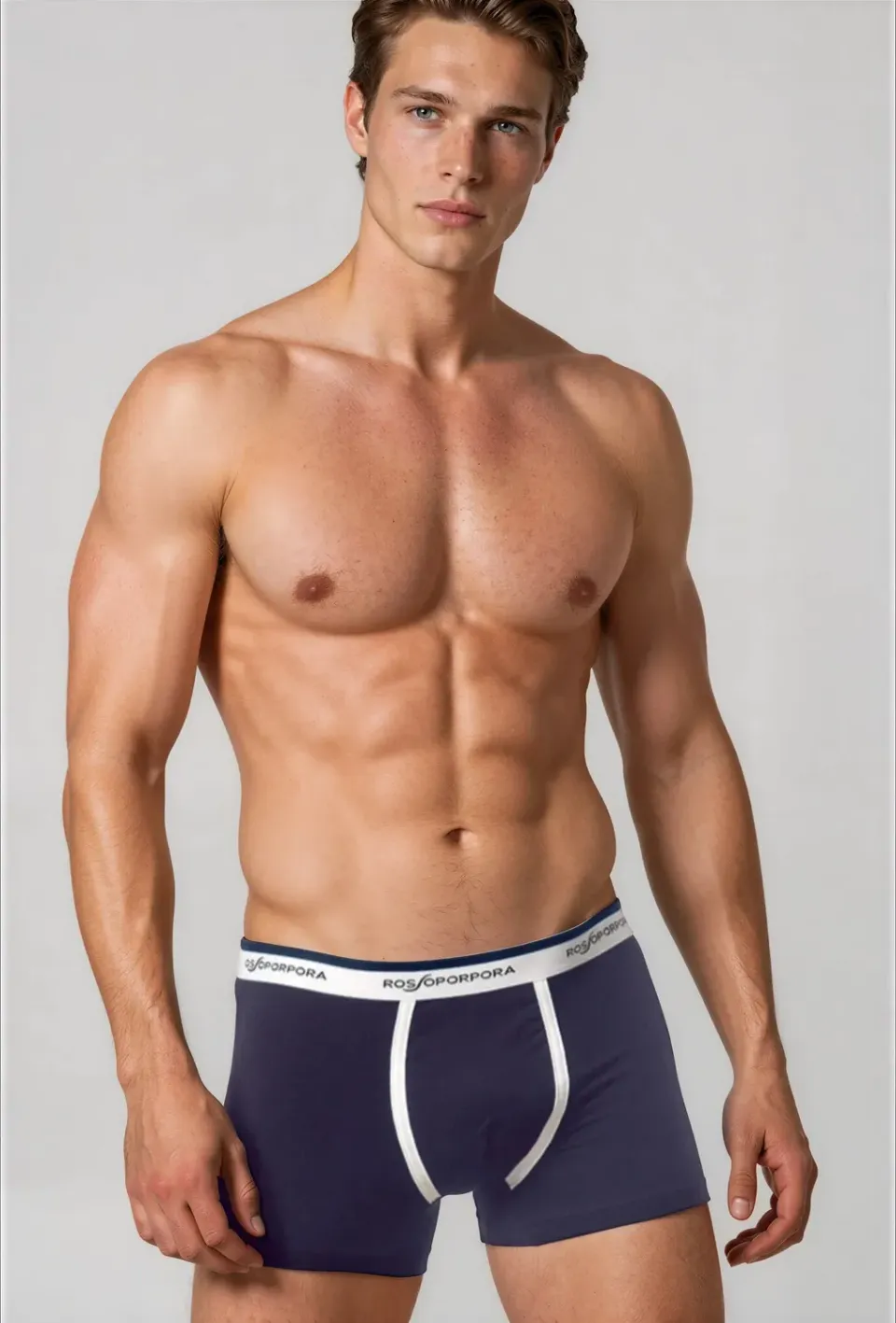 Rossoporpora Boxer Elastico Logato boxer uomo 3 pezzi