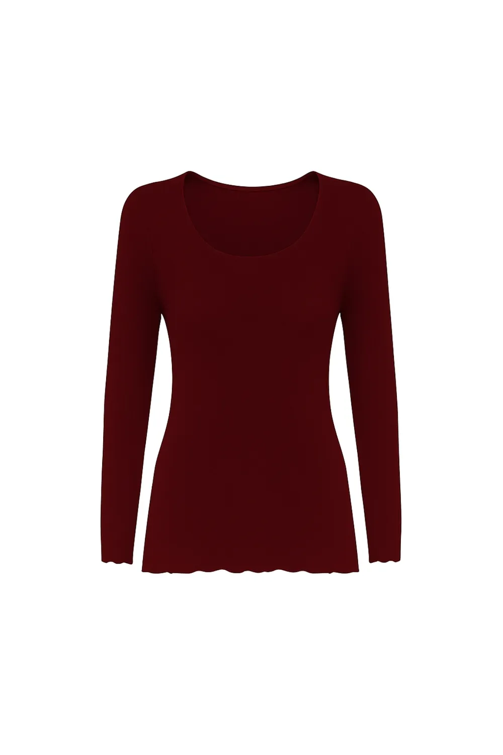 Rossoporpora Cashmere maglia scollo lollo beige manica lunga