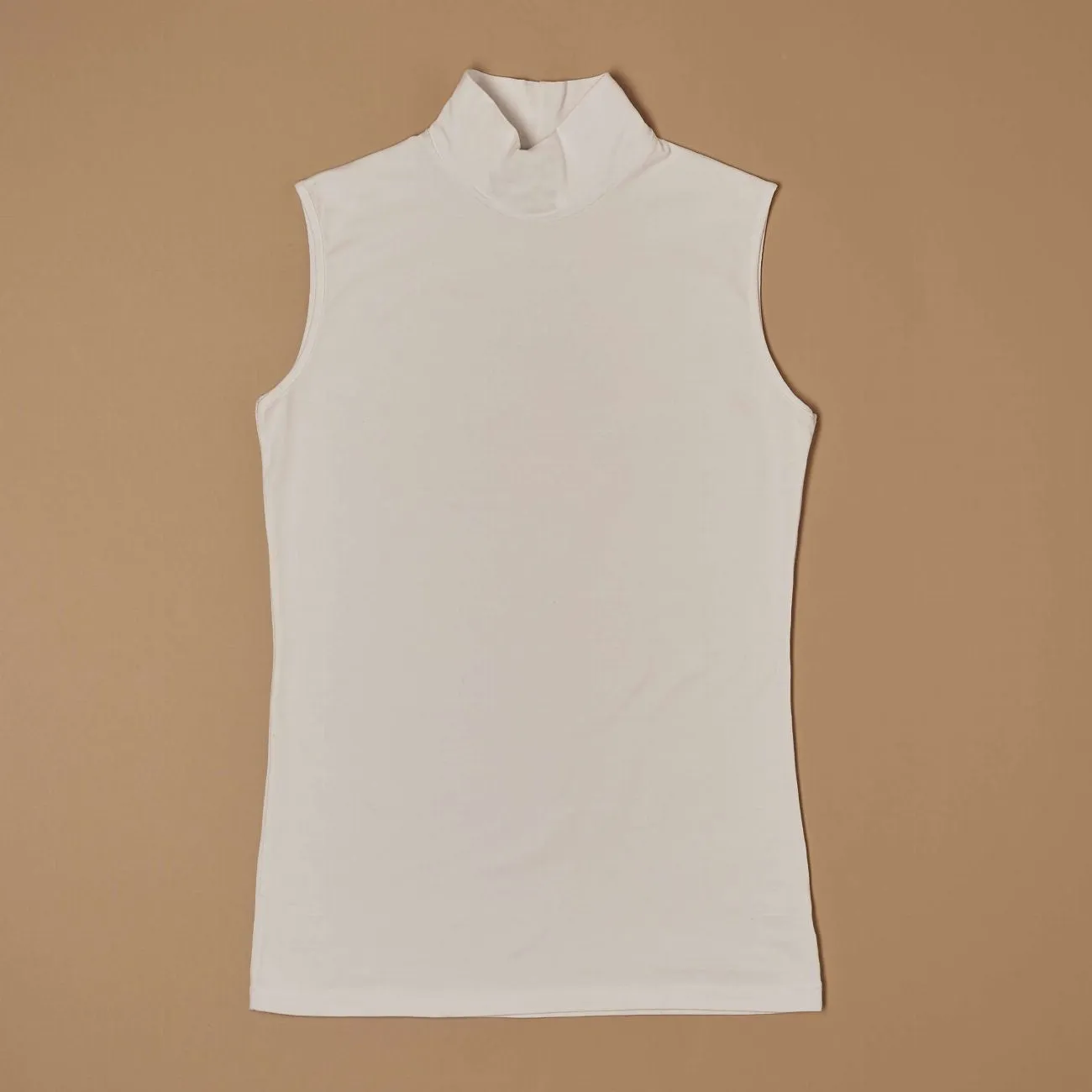 Jadea 4058 Lupetto Smanicato Cotone Elasticizzato Bianco