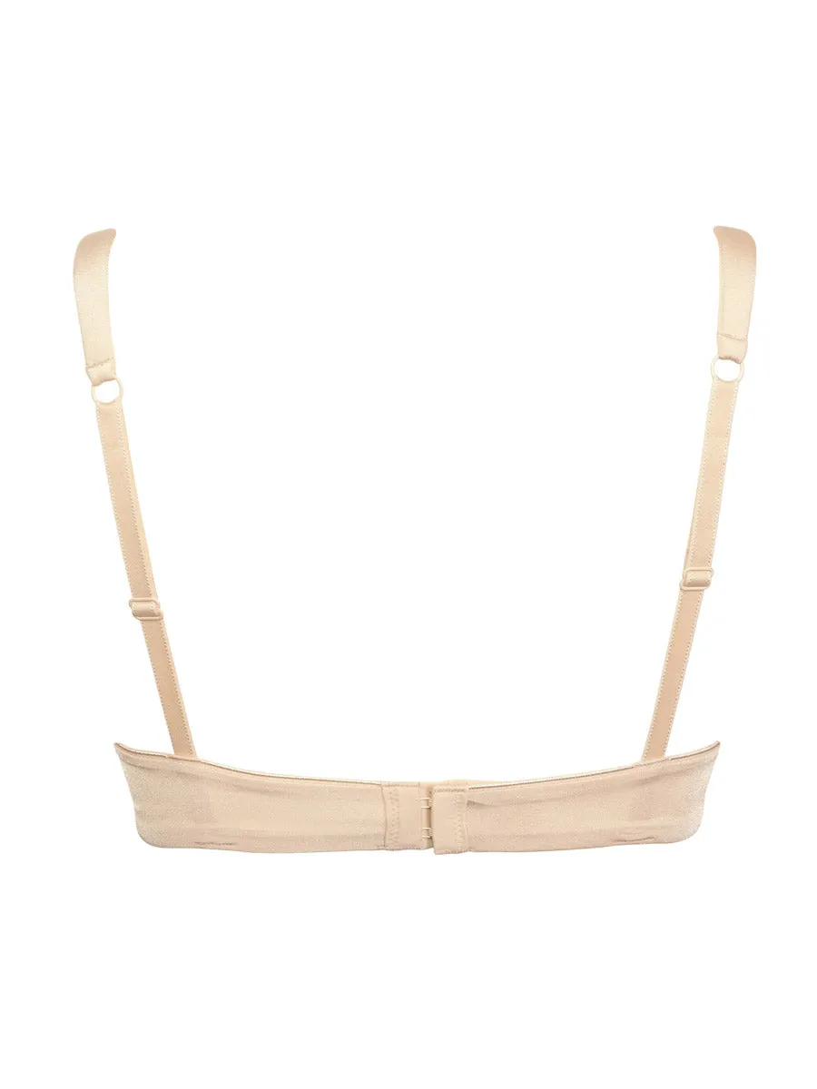 Si'èLei Plus 2542 Reggiseno Francese Cipria Con Ferretto
