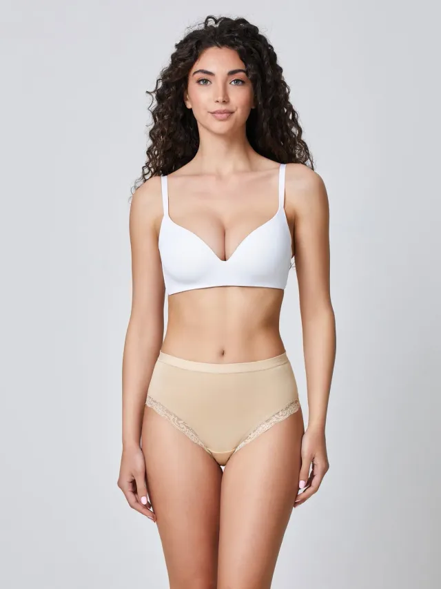 Jadea Basic 532 midi modal pizzo cipria