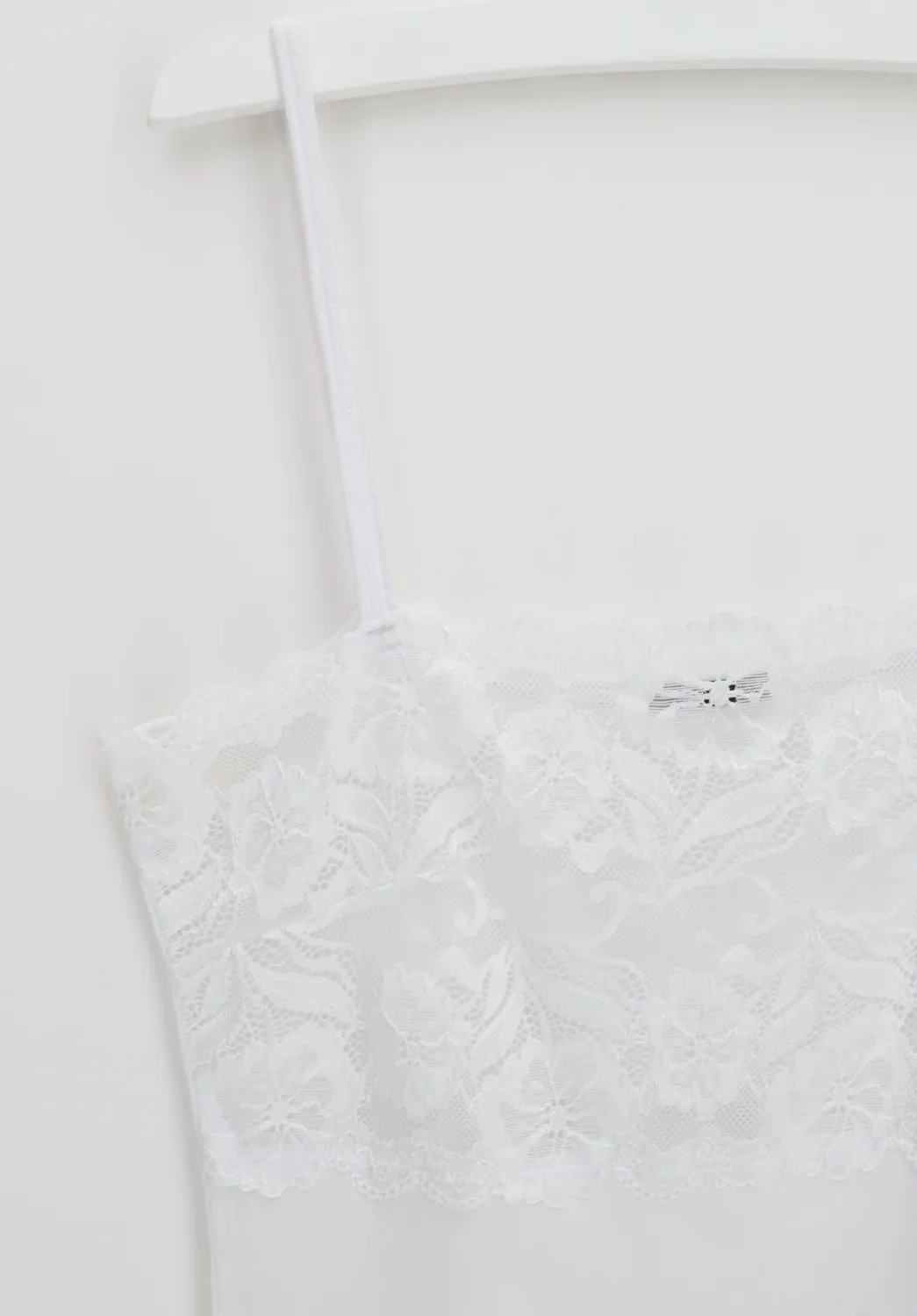 Lepel Avantgarde Essential canotta spallina stretta bianco micromodal