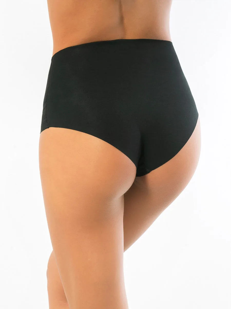 Si'èLei Invisible Cotton 5101 slip alto nero in cotone
