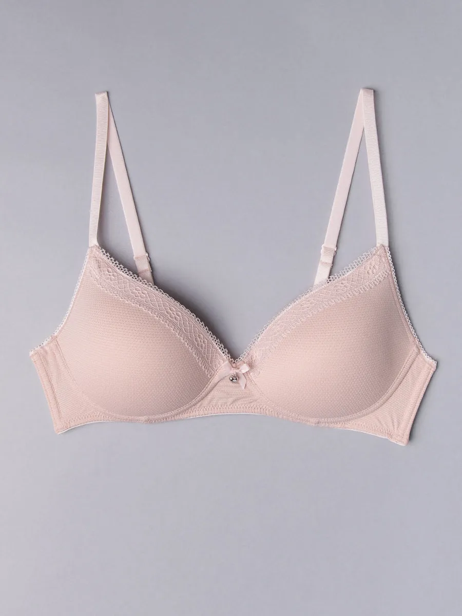 Si'èLei Darling 1876 reggiseno cipria push-up jacquard