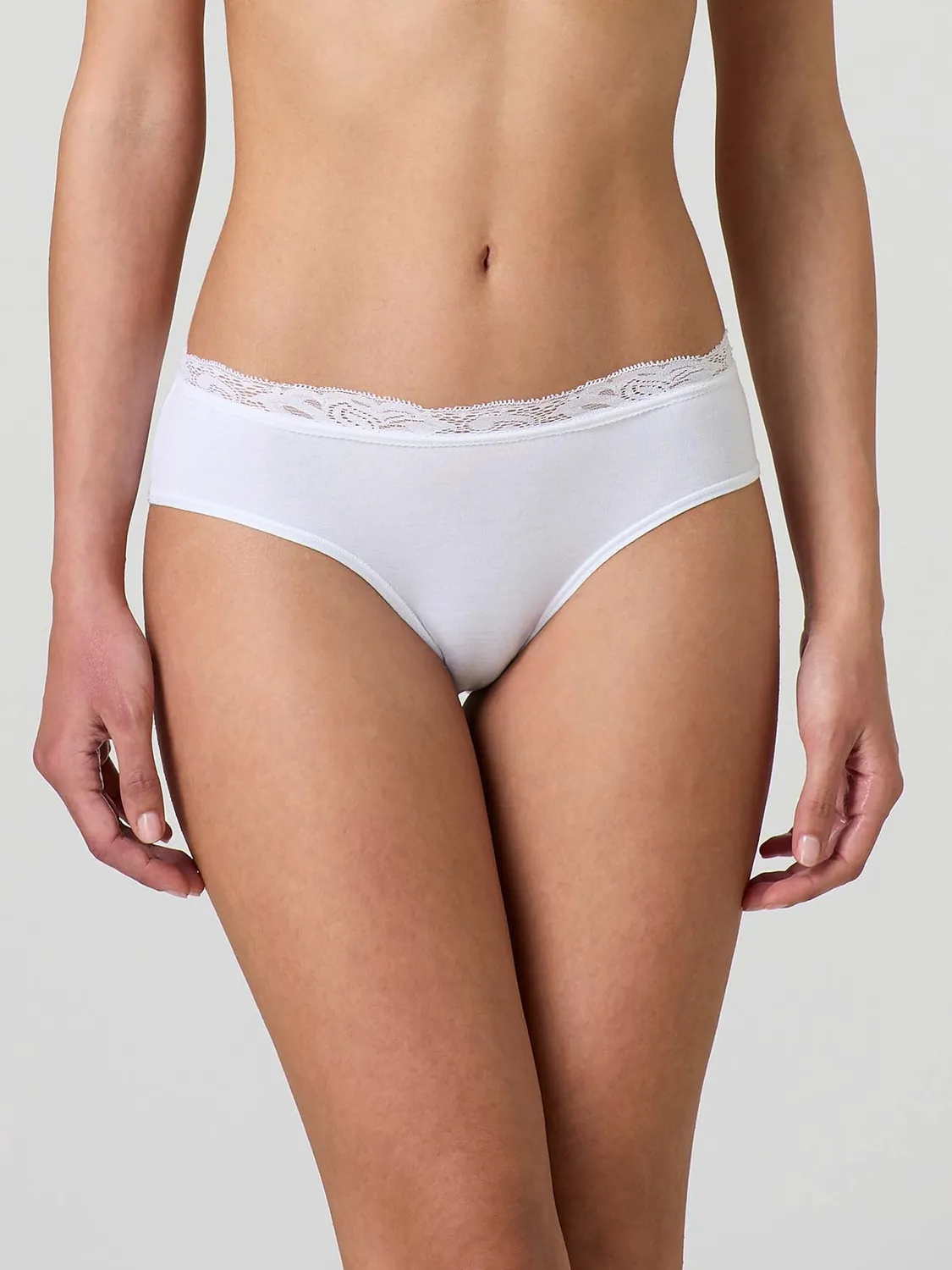 Jadea Basic 060 Slip Cotone Nero Fascia Pizzo