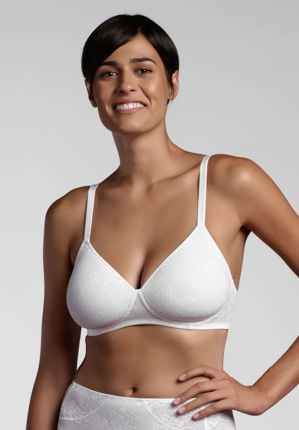 Lepel Belseno Bouquet 380 Reggiseno Bianco Leggermente Imbottito