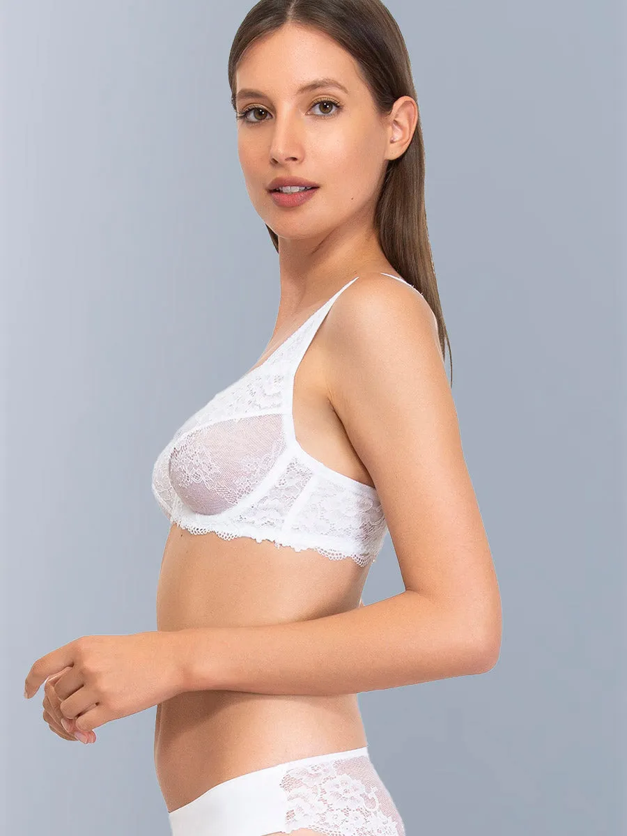 Si'èLei Wonder Lace 2442 reggiseno francese bianco pizzo