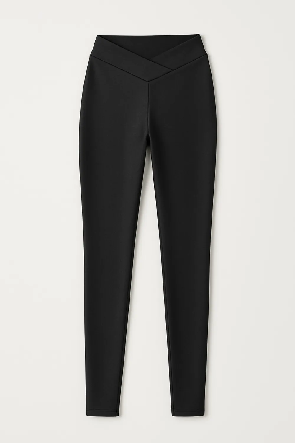 Rossoporpora leggings donna lungo vita alta nero lycra