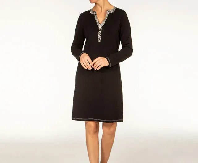 Janira Sauvage camicia da notte manica lunga morbida