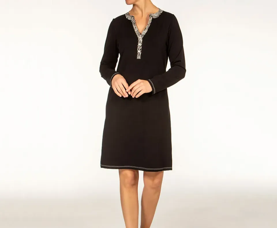Janira Sauvage camicia da notte manica lunga morbida