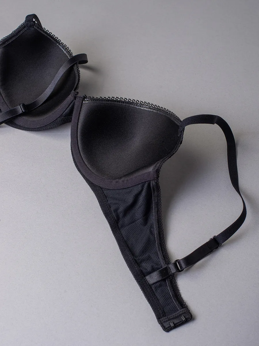 Si'èLei Darling 1882 reggiseno imbottito nero jacquard