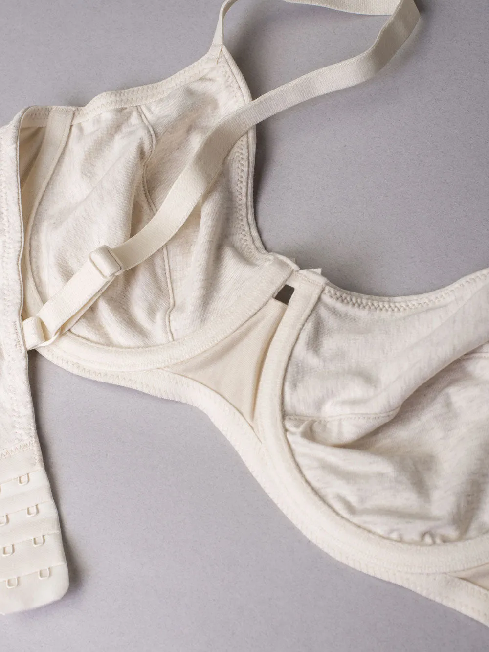 Si'èLei Natural Cotton 1442 reggiseno francese ecru melange cotone bio
