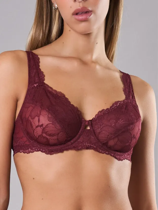 Si'èLei 8030 reggiseno francese pizzo melograno