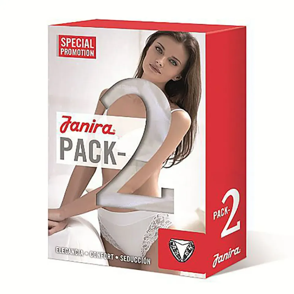 Janira Esencial slip cotone pack 2 Super-Cotton