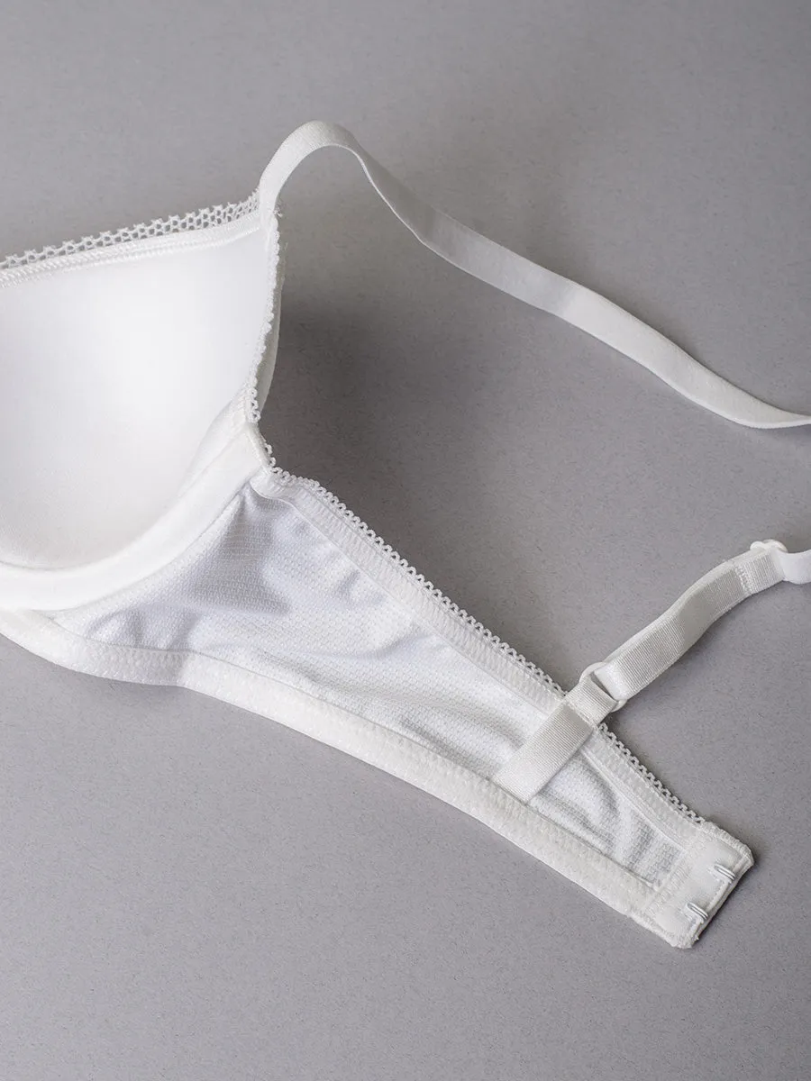 Si'èLei Darling 1882 reggiseno bianco latte jacquard imbottito