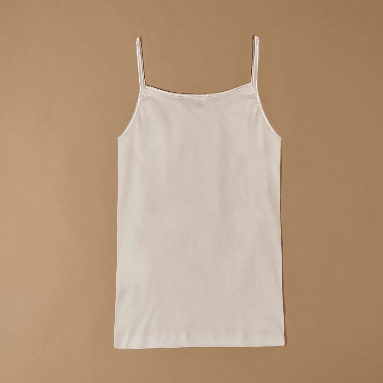 Jadea 9003 top spalline strette bianco 3 pezzi cotone