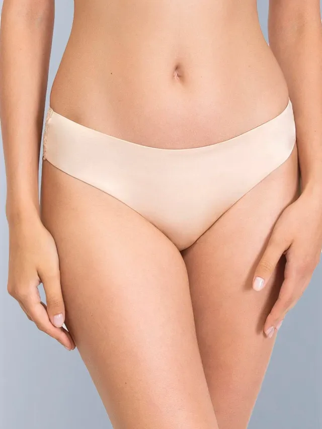 SièLei Wonder Lace 2445 slip microfibra cipria pizzo dietro