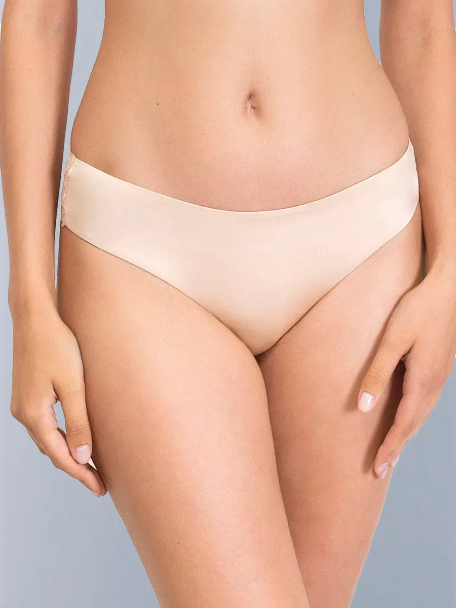 SièLei Wonder Lace 2445 slip microfibra cipria pizzo dietro