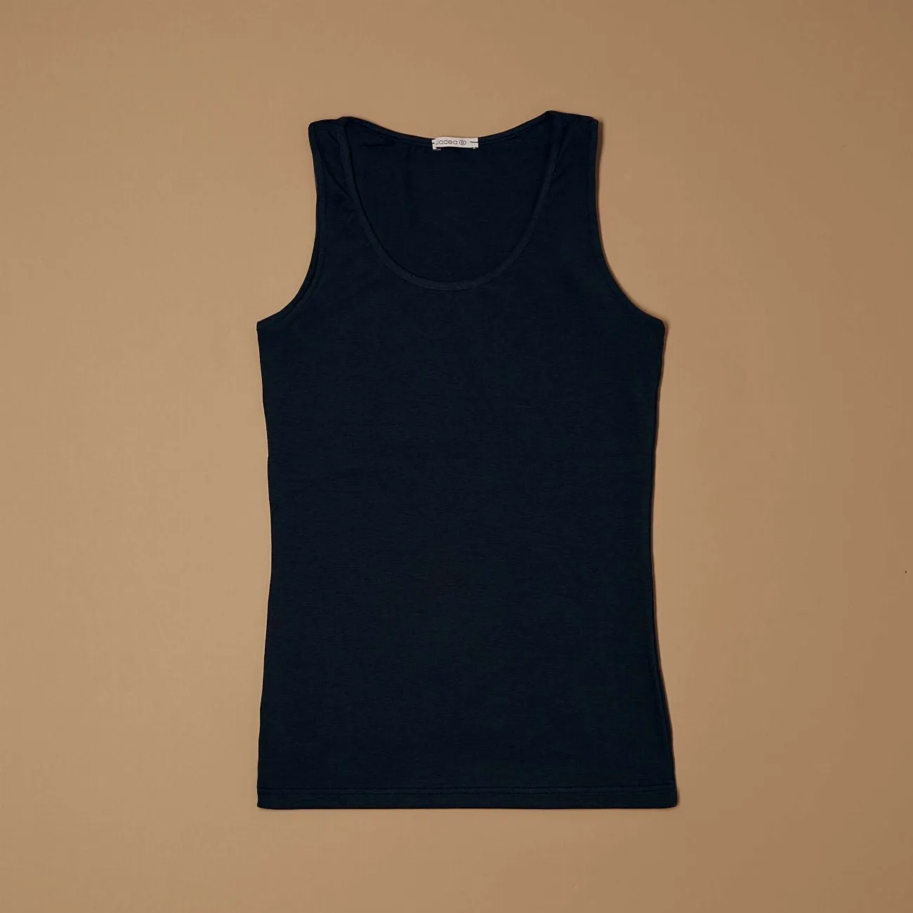 Jadea Basic 4182 canotta spallina larga cotone blu traspirante
