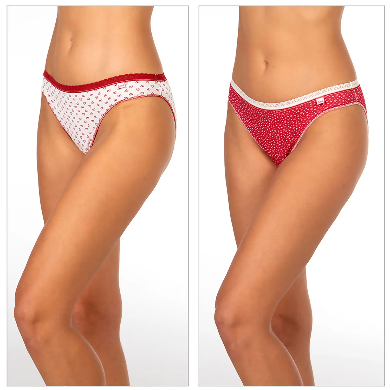 Janira Heart Cosmos P2 Mini slip 2 pezzi cotone