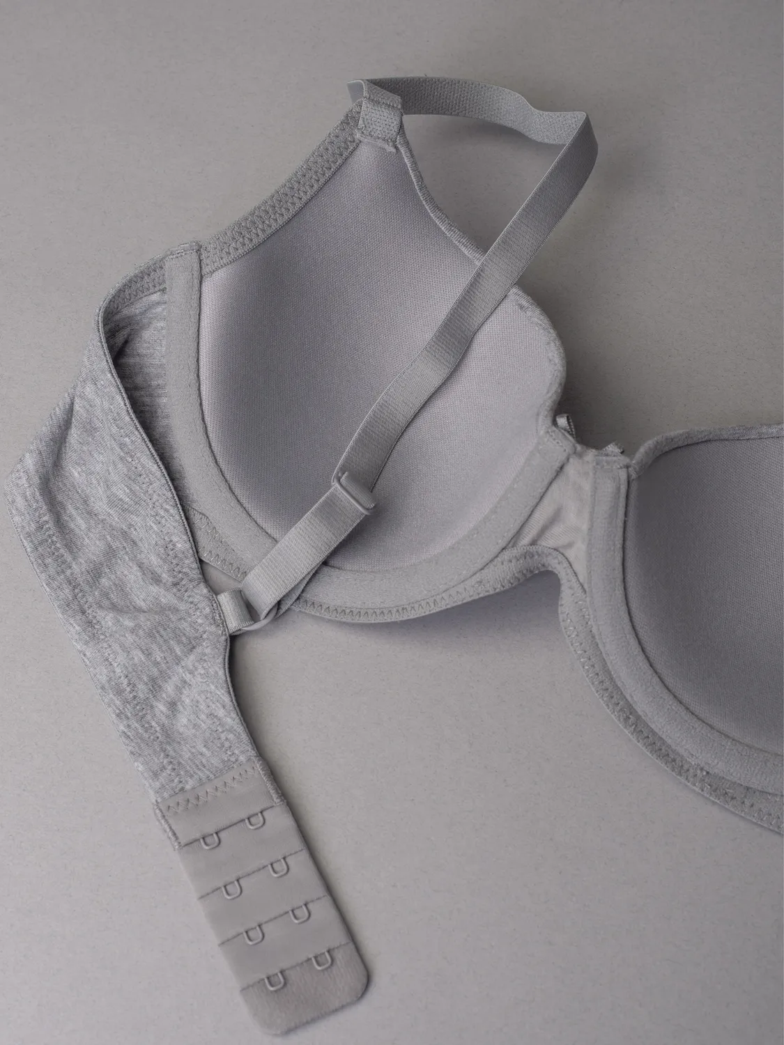 Si'èLei Natural Cotton 1428 reggiseno grigio melange cotone