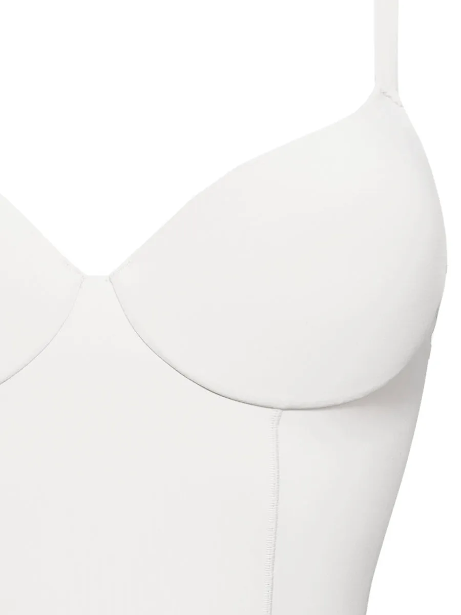 Si'èLei Comfort Fit 1844 body bianco coppe imbottite modellante