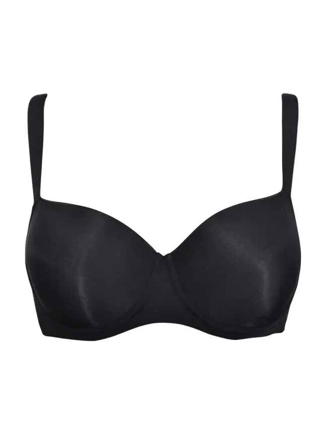 Si'èLei Plus 2552 reggiseno nero con ferretto