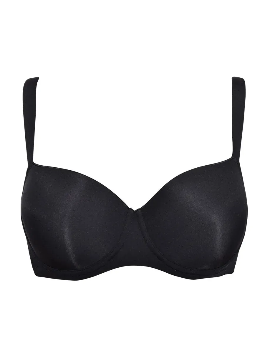 Si'èLei Plus 2552 reggiseno nero con ferretto