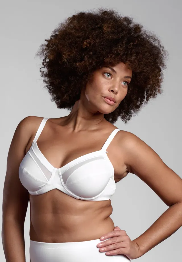 Lepel Cotone sulla Pelle 271 reggiseno balconcino bianco