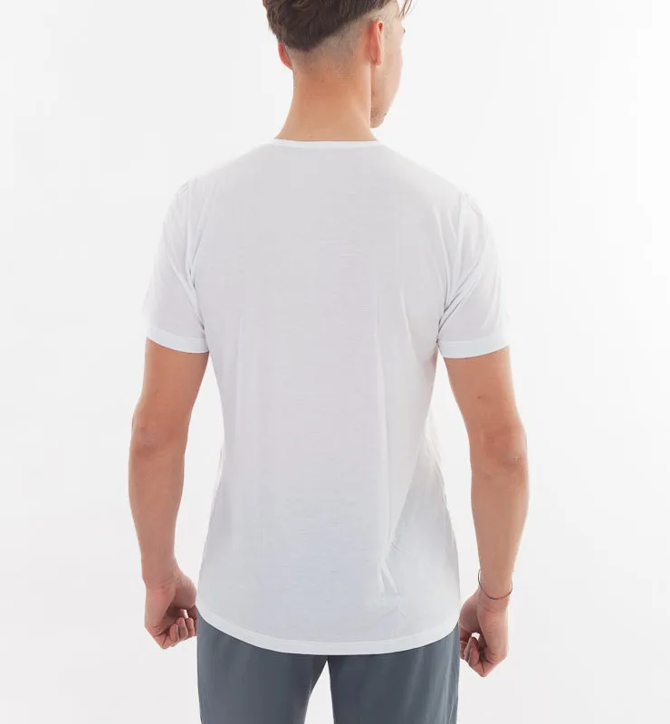 Casagin Bamboo t-shirt uomo bianco S-M traspirante