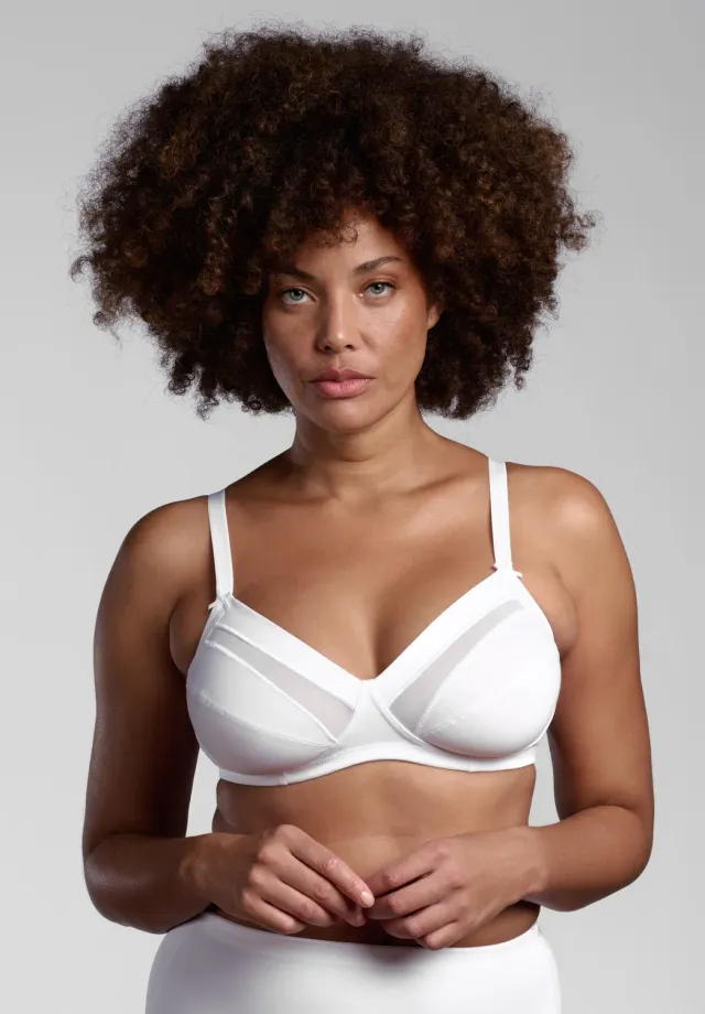 Lepel Cotone sulla Pelle 270 reggiseno senza ferretto bianco