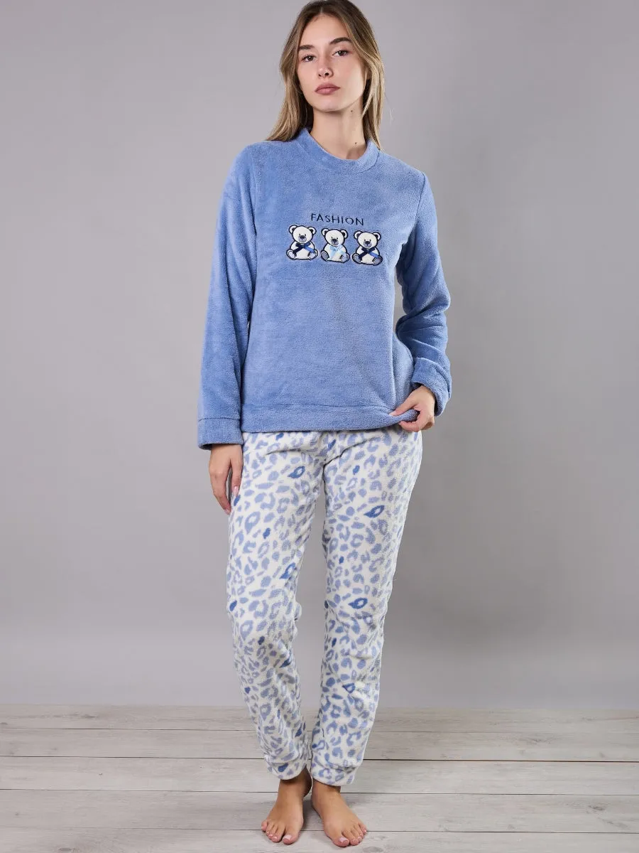 Si'èLei Trixy Soft TX42 pigiama coral azzurro
