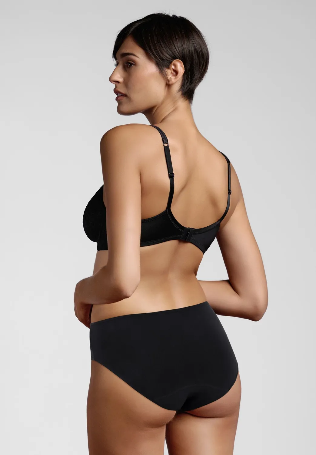 Lepel Skin2Skin mutande ciclo assorbenti nere lavabili 5 strati