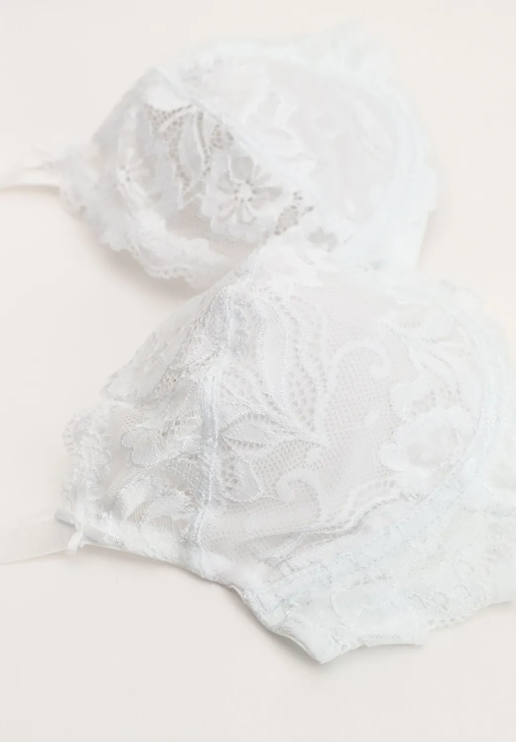 Lepel Belseno Pizzo 251 balconcino con ferretto bianco pizzo