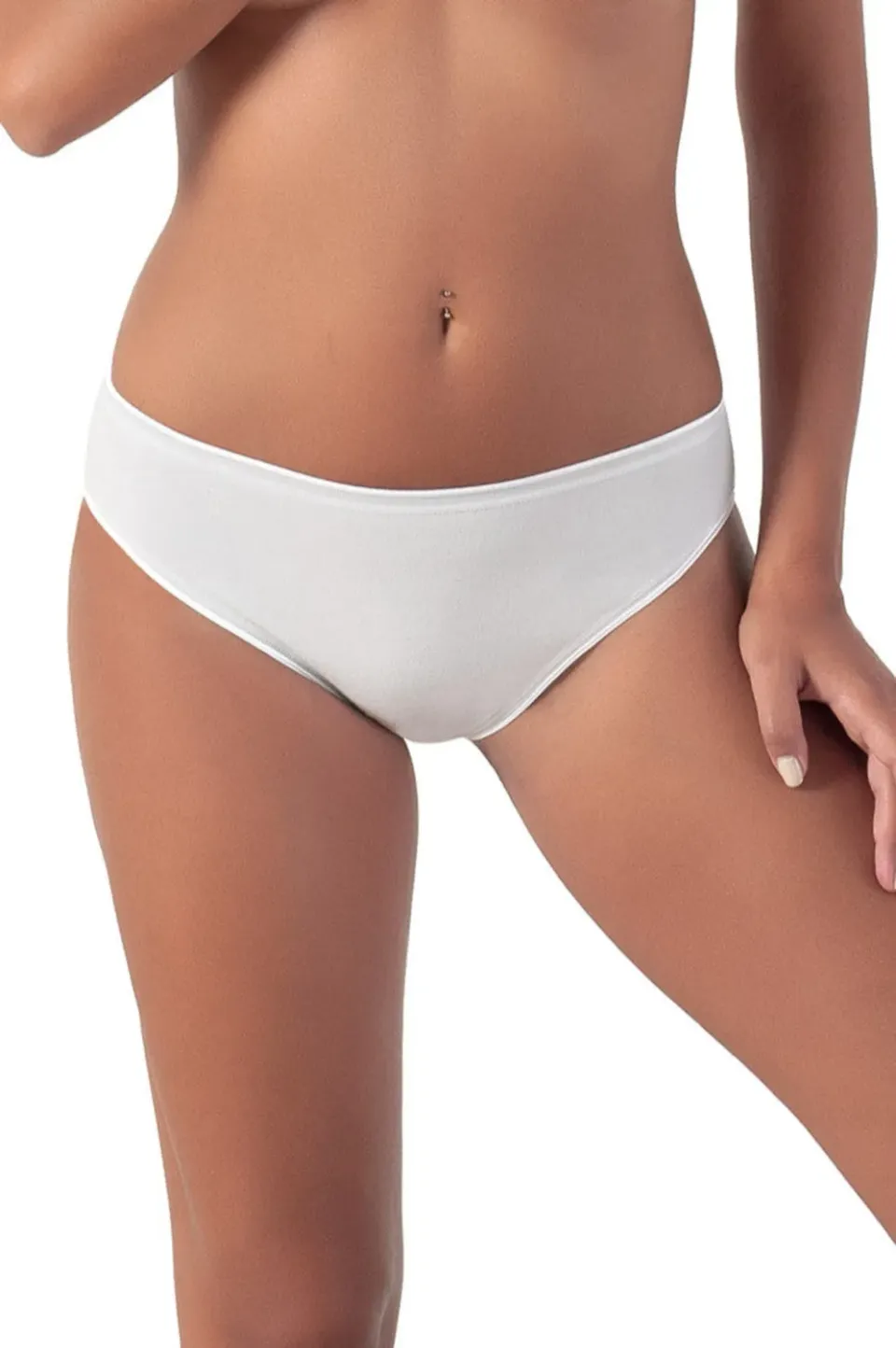 Rossoporpora Slip Midi Fianco Basso 3 Pezzi Cotone