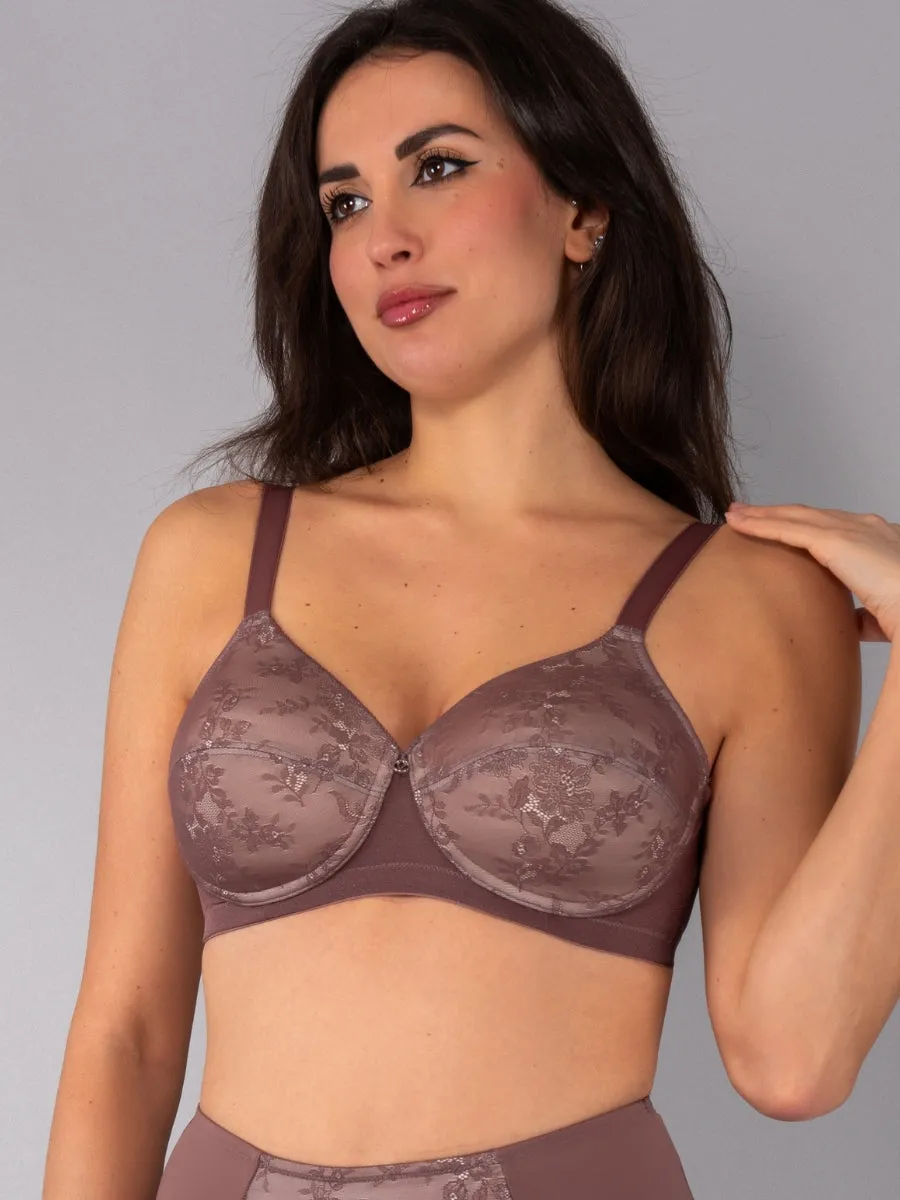 Si'èLei Dream DR16 reggiseno senza ferretto malva imbottito