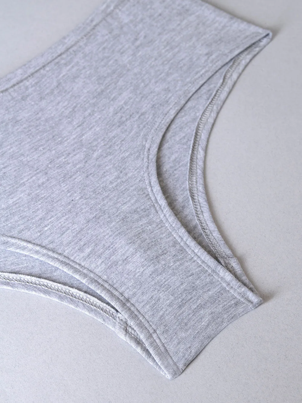 Si'èLei Natural Cotton 1441 culotte cotone bio grigio melange