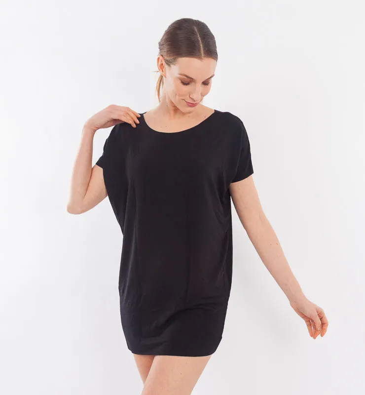 Casagin Maximaglia maniche corte tencel bianco morbida