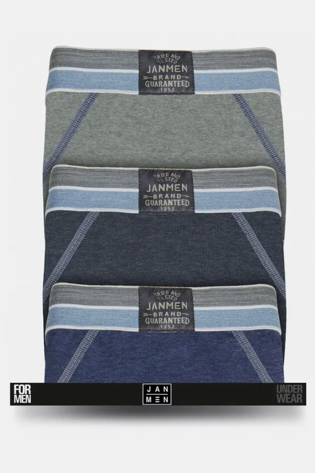 Janira Vista slip uomo pack 3 viscosa