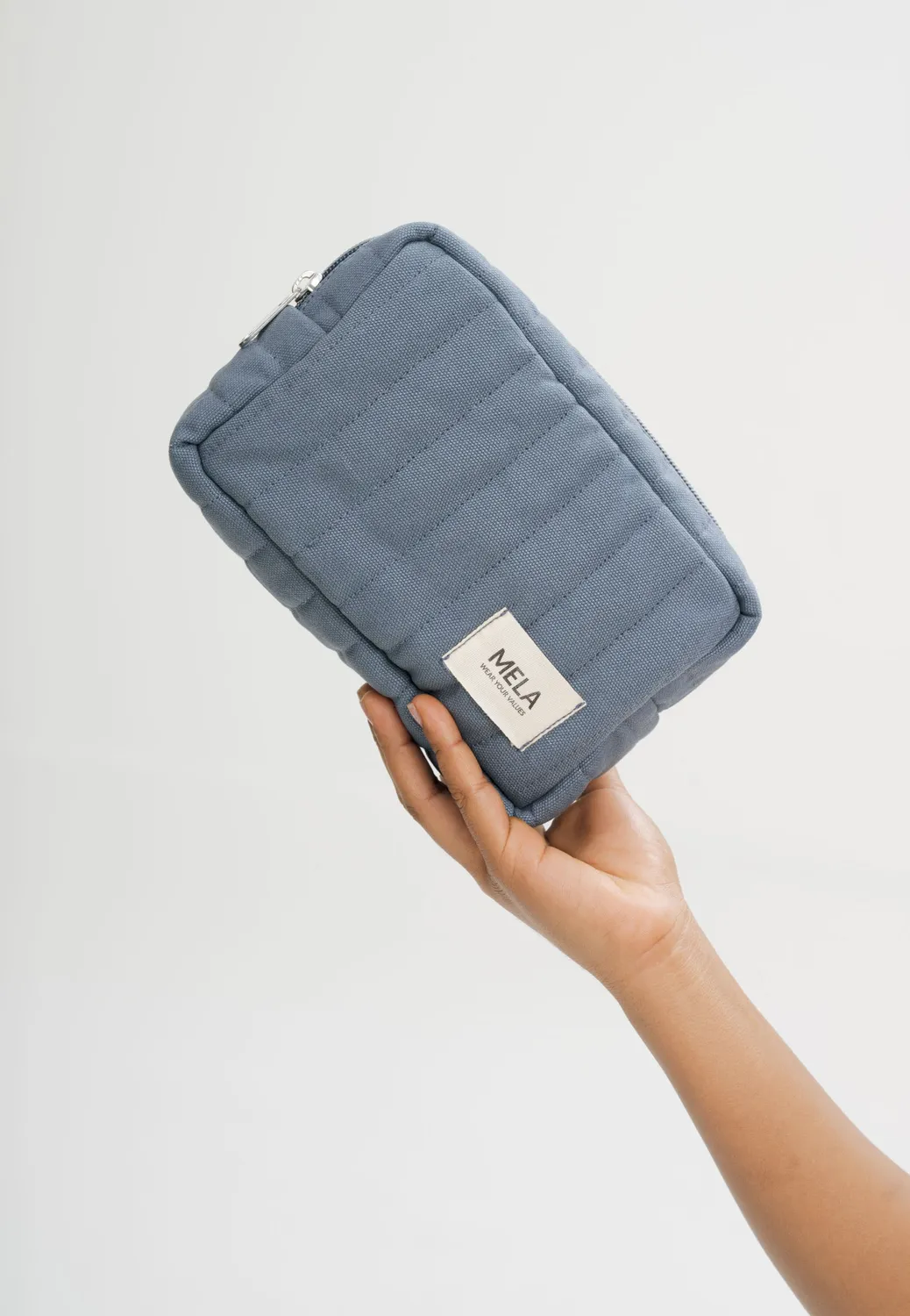 Casagin Beauty case imbottito cotone biologico sabbia 18,5 cm