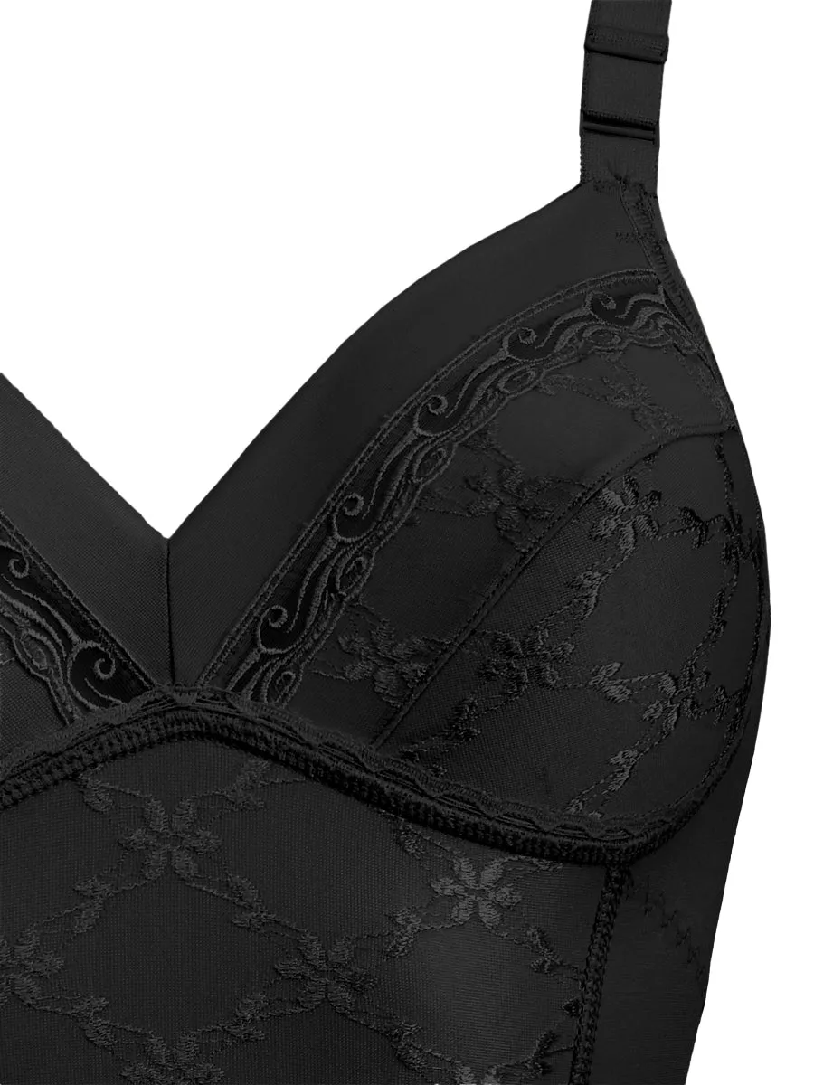 Si'èLei 811 Body Contenitivo Nero Senza Ferretto
